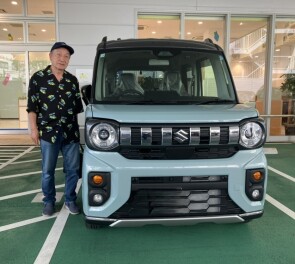 H様へスペーシアギアをご納車しました！